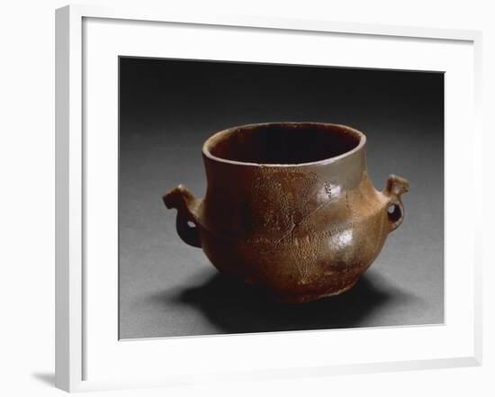 Decorated Two-Handled Vase, from Oliena, Province of Nuoro-null-Framed Giclee Print