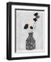 Decorated Vase with Plant II-Melissa Wang-Framed Art Print