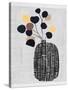 Decorated Vase with Plant III-Melissa Wang-Stretched Canvas