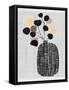 Decorated Vase with Plant III-Melissa Wang-Framed Stretched Canvas