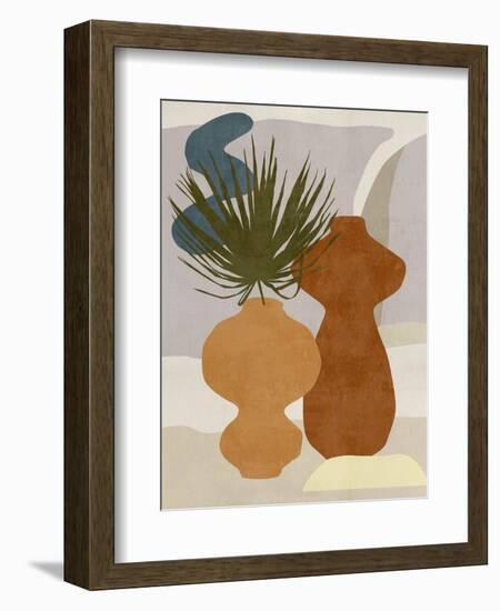 Decorated Vases I-Melissa Wang-Framed Art Print