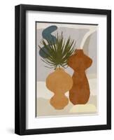 Decorated Vases I-Melissa Wang-Framed Art Print