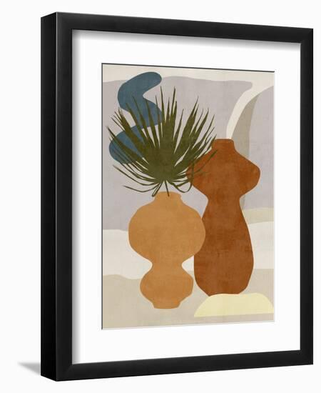 Decorated Vases I-Melissa Wang-Framed Art Print