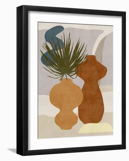 Decorated Vases I-Melissa Wang-Framed Art Print