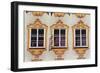 Decorated Windows of Building on Getreidegasse-null-Framed Photographic Print