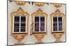 Decorated Windows of Building on Getreidegasse-null-Mounted Photographic Print