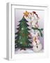 Decorating Snowmen-Elizabeth Medley-Framed Art Print