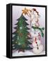 Decorating Snowmen-Elizabeth Medley-Framed Stretched Canvas