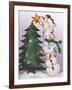 Decorating Snowmen-Elizabeth Medley-Framed Art Print