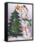 Decorating Snowmen-Elizabeth Medley-Framed Stretched Canvas