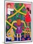 Decorating the Christmas Tree-Cathy Baxter-Mounted Giclee Print