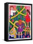 Decorating the Christmas Tree-Cathy Baxter-Framed Stretched Canvas