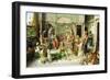 Decorating the Harem (Oil on Panel)-Daniel Israel-Framed Giclee Print