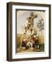 Decorating the Shrine, 1854-Gustave Brion-Framed Giclee Print