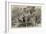 Decoration Day at Philadelphia, Orphans Decorating their Fathers' Graves in Glenwood Cemetery-null-Framed Giclee Print