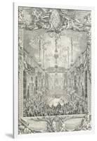 Décoration du bal paré donné par le roi le 24 février 1745, à l'occasion du mariage du dauphin,-Charles Nicolas Cochin-Framed Giclee Print