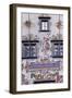 Decoration of Facade of Old Town Hall in Lindau, Detail, Germany-null-Framed Giclee Print