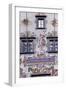 Decoration of Facade of Old Town Hall in Lindau, Detail, Germany-null-Framed Giclee Print