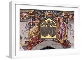 Decoration of Facade of Old Town Hall in Lindau, Detail, Germany-null-Framed Giclee Print