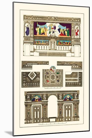 Decoration of Large Halls, Polychrome-J. Buhlmann-Mounted Art Print