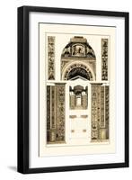 Decoration of the Second Corridor of the Loggie in the Vatican-J. Buhlmann-Framed Art Print