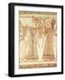 Decoration on a Sarcophagus from a Tomb at Ayia Triada, Crete, Late Minoan Period, circa 1390 BC-null-Framed Giclee Print