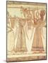 Decoration on a Sarcophagus from a Tomb at Ayia Triada, Crete, Late Minoan Period, circa 1390 BC-null-Mounted Giclee Print
