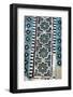 Decoration on a Tomb built 1372, Shah-i-Zinda Complex, Samarkand, (c20th century)-CM Dixon-Framed Photographic Print