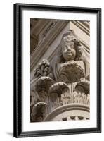 Decoration on Basilica Di Santa Croce in the Baroque City of Lecce, Puglia, Italy, Europe-Martin-Framed Photographic Print