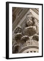 Decoration on Basilica Di Santa Croce in the Baroque City of Lecce, Puglia, Italy, Europe-Martin-Framed Photographic Print