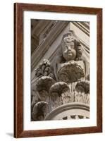 Decoration on Basilica Di Santa Croce in the Baroque City of Lecce, Puglia, Italy, Europe-Martin-Framed Photographic Print