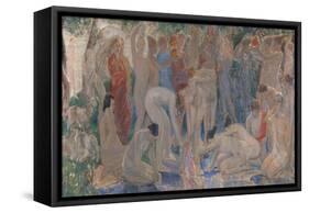 Decoration: The Excursion of Nausicaa-Dame Ethel Walker-Framed Stretched Canvas