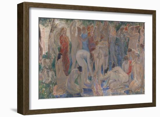 Decoration: The Excursion of Nausicaa-Dame Ethel Walker-Framed Giclee Print