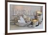 Decoration, White, Window Frames, 'Dream', Candles, Bowls, Mussels, Stones, Heart-Andrea Haase-Framed Photographic Print