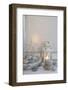 Decoration, White, Window Frames, Lantern, Candle, Bowl, Stones, Starfish-Andrea Haase-Framed Photographic Print