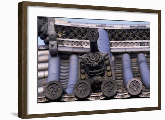 Decorations of a Gabled Roof-null-Framed Photographic Print