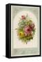 Decorative Arrangement of Roses with Other Flowers-null-Framed Stretched Canvas