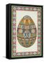 Decorative Art Egg Motif-null-Framed Stretched Canvas