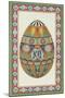 Decorative Art Egg Motif-null-Mounted Art Print