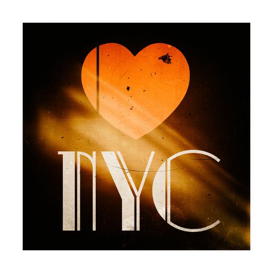 'Decorative Art - Love Sign - NYC - New York City - USA' Giclee Print