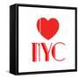 Decorative Art - Love Sign - NYC - New York City - USA-Philippe Hugonnard-Framed Stretched Canvas