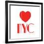 Decorative Art - Love Sign - NYC - New York City - USA-Philippe Hugonnard-Framed Giclee Print