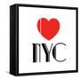 Decorative Art - Love Sign - NYC - New York City - USA-Philippe Hugonnard-Framed Stretched Canvas