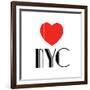 Decorative Art - Love Sign - NYC - New York City - USA-Philippe Hugonnard-Framed Giclee Print