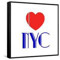 Decorative Art - Love Sign - NYC - New York City - USA-Philippe Hugonnard-Framed Stretched Canvas