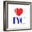 Decorative Art - Love Sign - NYC - New York City - USA-Philippe Hugonnard-Framed Giclee Print