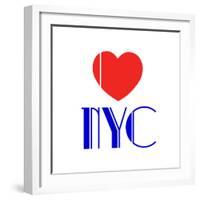 Decorative Art - Love Sign - NYC - New York City - USA-Philippe Hugonnard-Framed Giclee Print