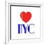 Decorative Art - Love Sign - NYC - New York City - USA-Philippe Hugonnard-Framed Giclee Print