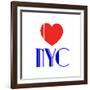 Decorative Art - Love Sign - NYC - New York City - USA-Philippe Hugonnard-Framed Giclee Print