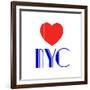 Decorative Art - Love Sign - NYC - New York City - USA-Philippe Hugonnard-Framed Giclee Print